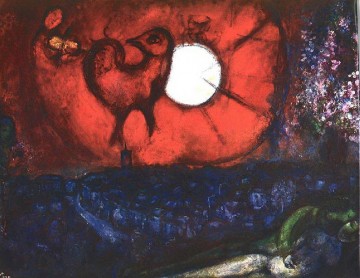 Marc Chagall Painting - Vence night contemporary Marc Chagall